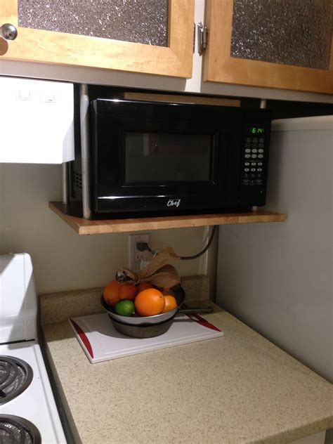 attach electrical box to microwave cabinet|diy microwave box.